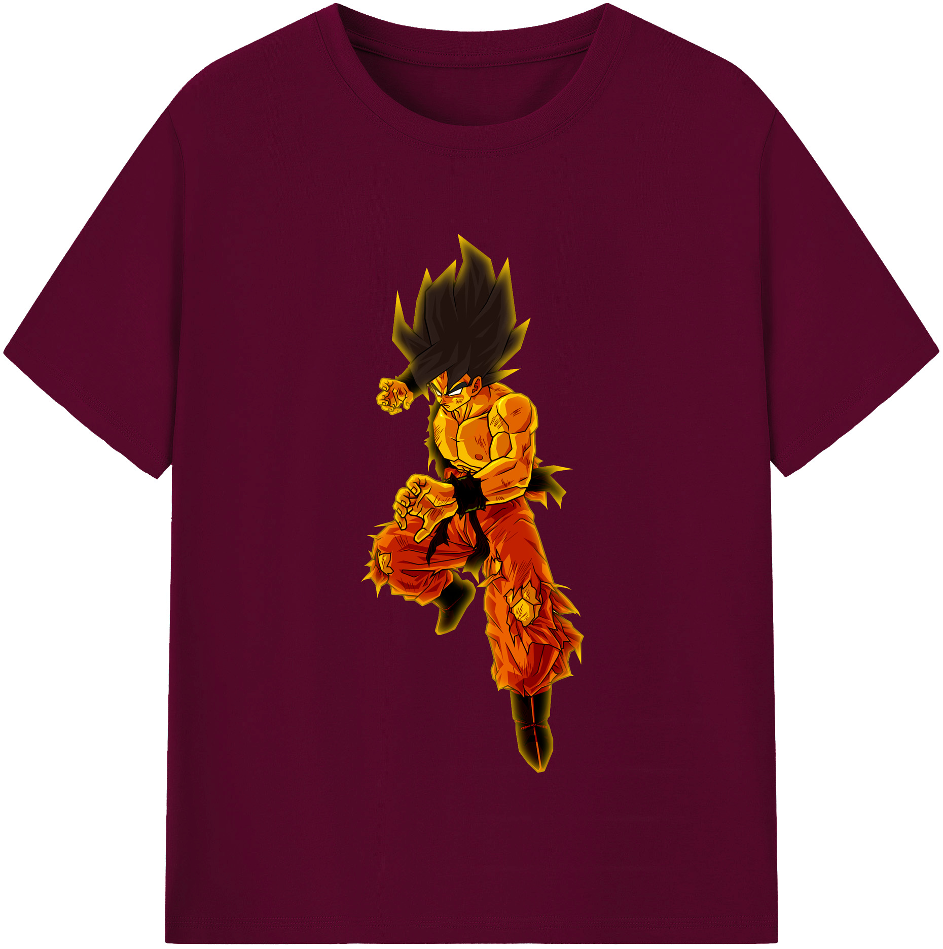 （画像用） ドラゴンボール 孫 悟飯（そんごはん）DRAGON BALL Son Gohan レディースカジュアルプリントTシャツ（綿100％）